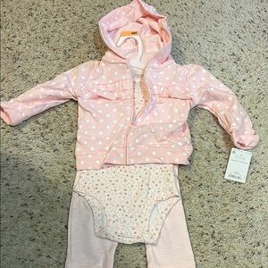 Just One You Pink Polka Dot Baby Set